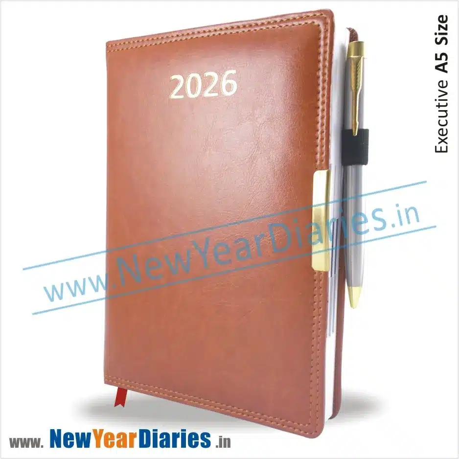 60 A5 Leather diary 2026 b 60 A5 Leather diary 2026 b