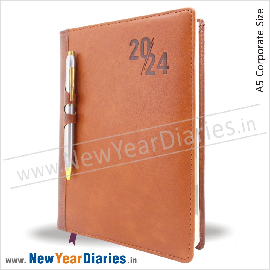 Custom Embossed A4 A5 B5 PU Leather Lined Notebook Agenda With 6 Ring Binder  Luxury Office