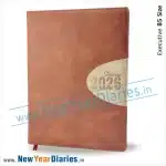 75 Brown leather diary 2026 a