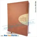 75 Brown leather diary 2026 b
