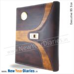 Executive Aristocrat Watch Brown Diary Folder