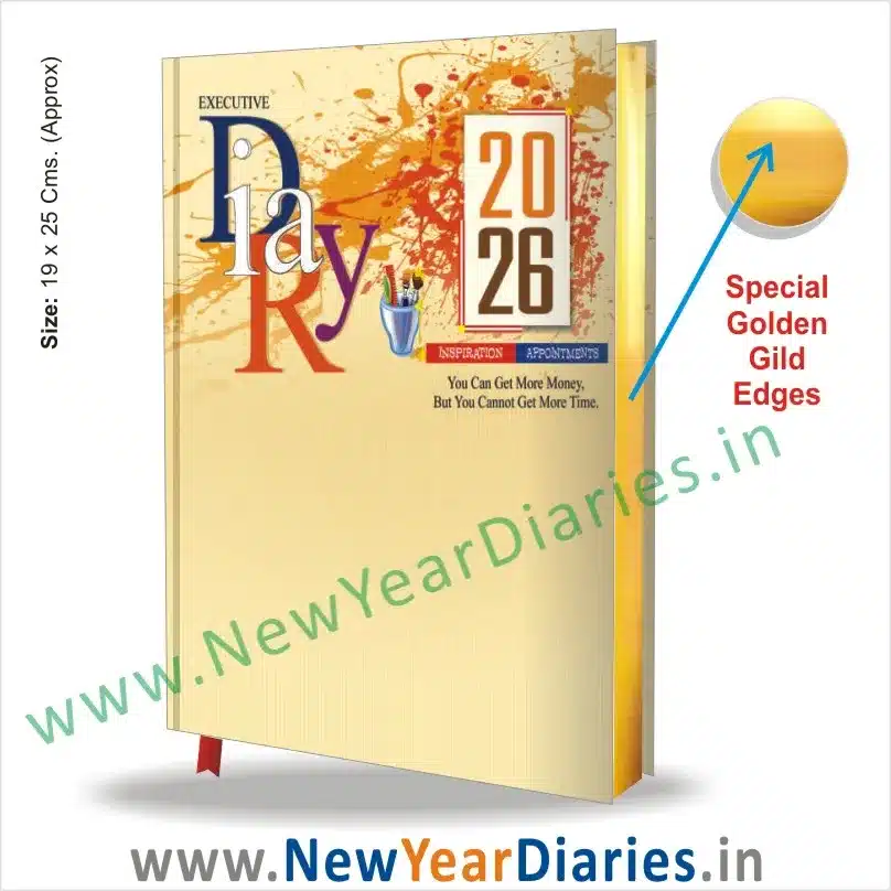 28 Golden Gillded 2026 diary
