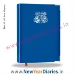 36 Corporate blue hard bound diary