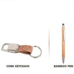 Cork Keyring & pen