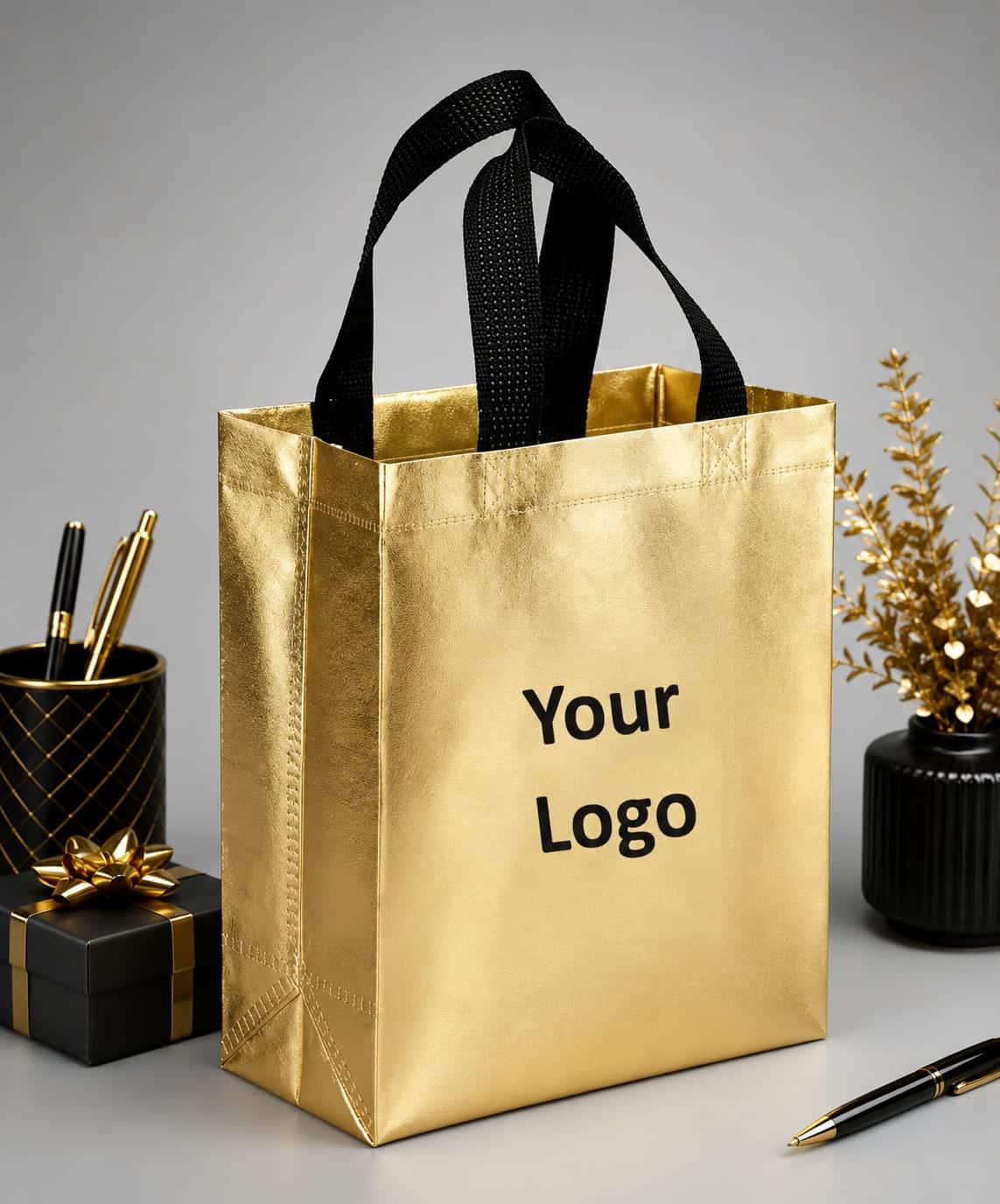 Golden carry bags for gifting Golden carry bags for gifting