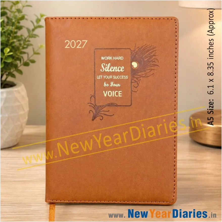 64 A5 Feather leather diary_converted 64 A5 Feather leather diary_converted