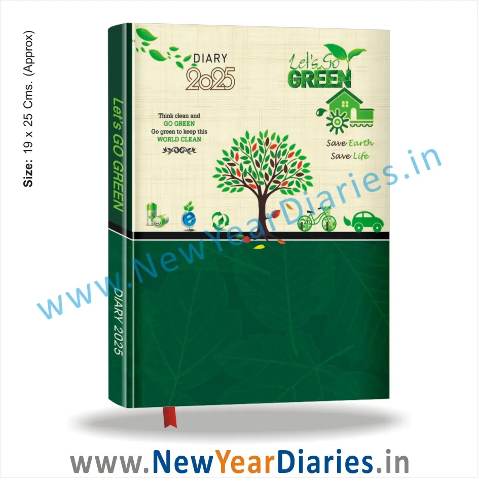 33 Go Green planner diary b