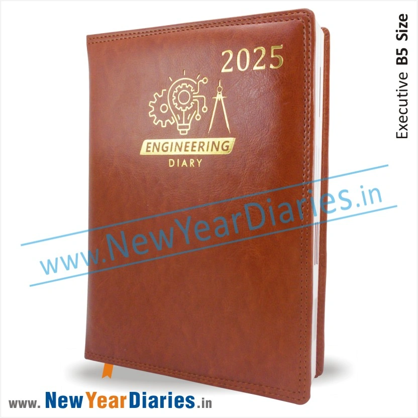 54 Engineering Leather Diary 2025 a