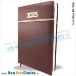 67 brown leather 2025 diary a