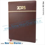 67 brown leather 2025 diary b