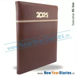 67 brown leather 2025 diary c