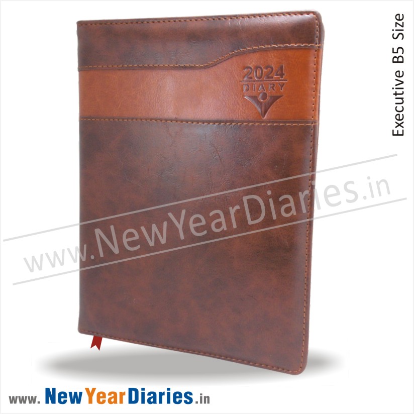 70 Leather executive diary a