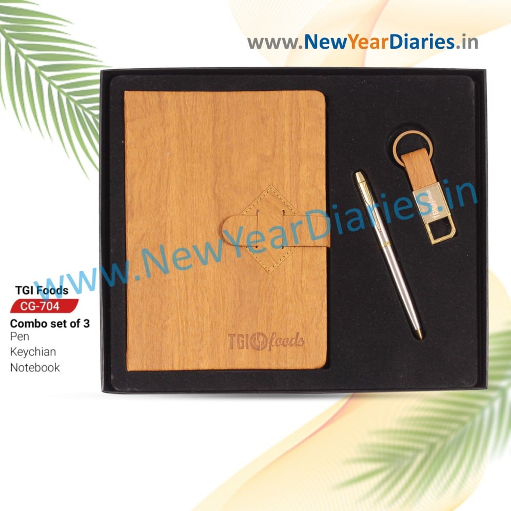 704 TGI Foods Pen with Note Book 3 in 1 combo