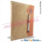 72 Bow Cream Leather Planner Diary 2025 c