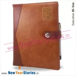 74 Leather diary with magnet closer a