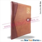 74 Leather diary with magnet closer c