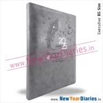 78 Grey Leather Diary a