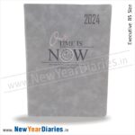 82 Grey Leather Diary d