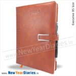 83 Leather diary with flap a