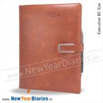 83 Leather diary with flap b