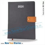 84 Grey Leather diary 2026 b