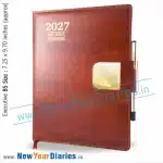84 Vintage business leather diary a_converted