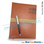 85 Sunday full page leather diary c