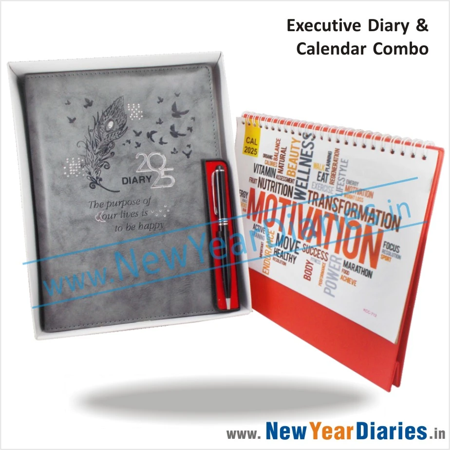 GS23 Diary with calendar gift set a