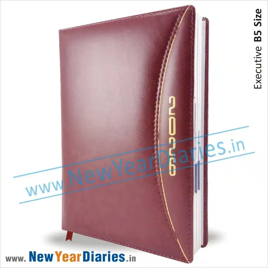 77 Executive leather diary 2026 a