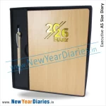 GS1 wooden diary with pen set b