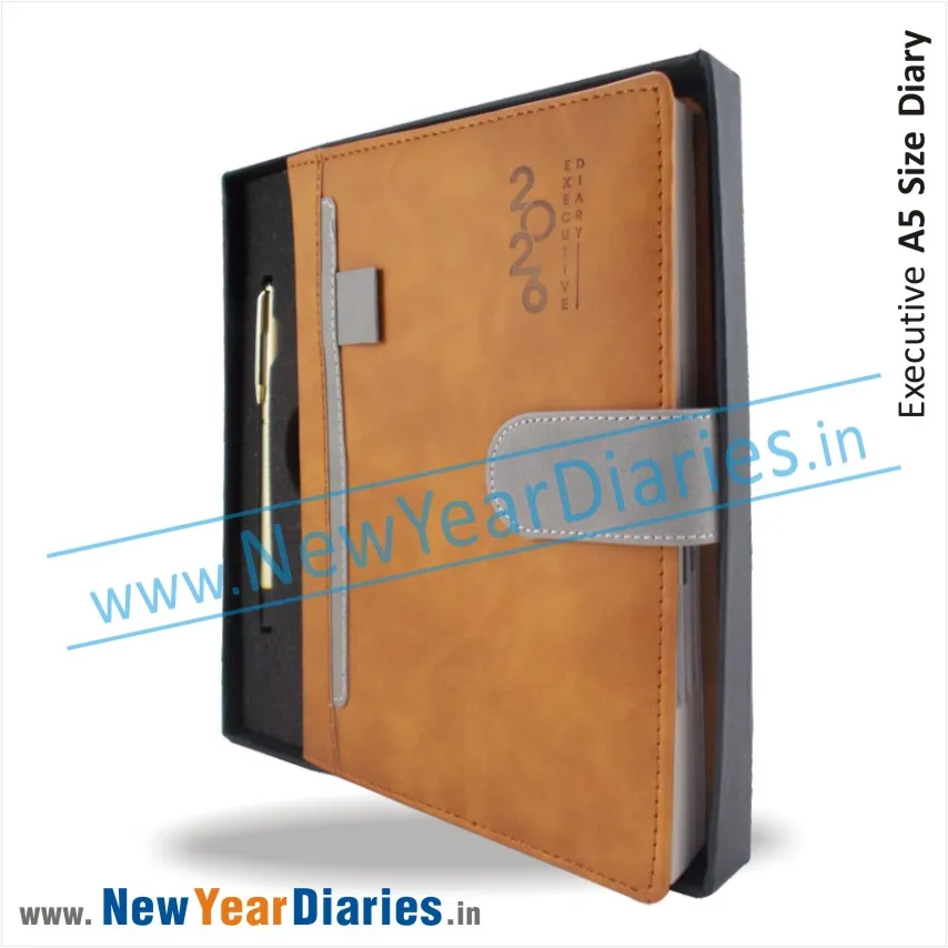 GS2 Leather diary with pen gift set b GS2 Leather diary with pen gift set b