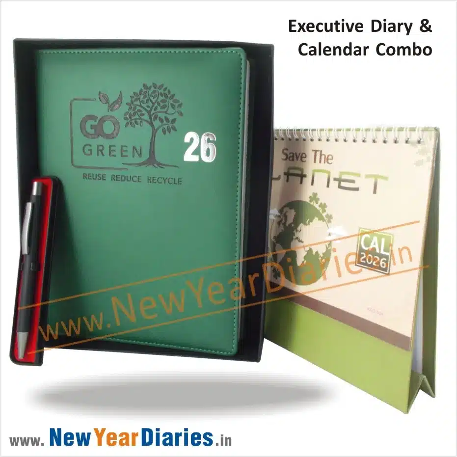 GS22 Go green diary and calendar diary GS22 Go green diary and calendar diary