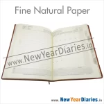 Natural shade paper diary