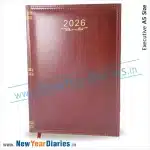 62 Sunday full page leather diary b