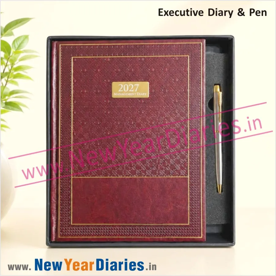 GS23 Leather diary with pen set a_converted GS23 Leather diary with pen set a_converted